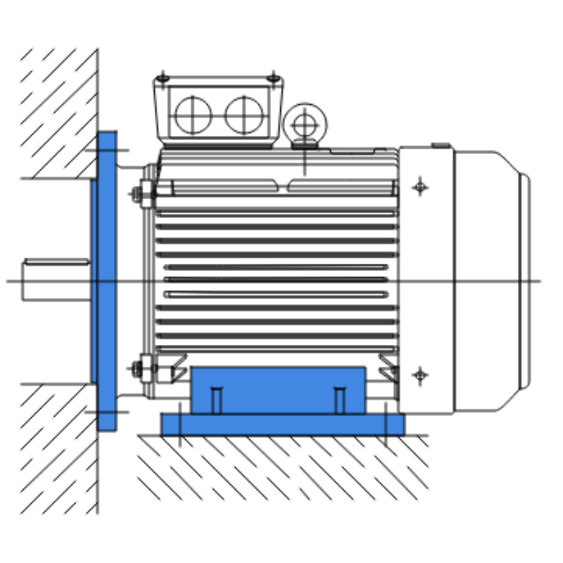 Variklio tvirtinimas IM2081 B35