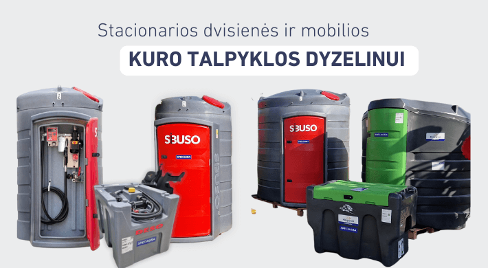 Dvisienės ir mobilios talptyklos