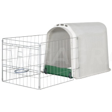 060650 Veršelių namelis stiklo pluošto vienvietis Plus su tvora (250500/250570/250560/250511) 060650 Veršelių namelis stiklo pluošto vienvietis Plus su tvora (250500/250570/250560/250511)