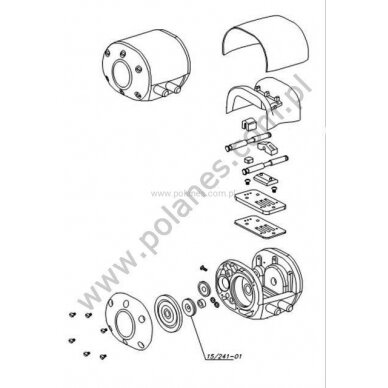 15/256-01 mažasis plokštelės prispaudėjas pulsatoriui 60/40B 15/256-01 1 15/256-01 mažasis plokštelės prispaudėjas pulsatoriui 60/40B 15/256-01 1