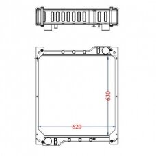 Aušinimo radiatorius CAT 2105948