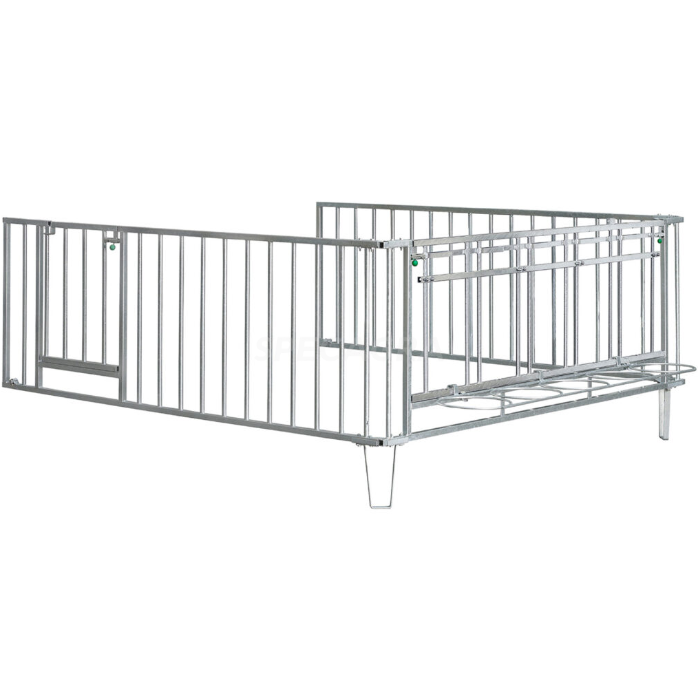 250311 4 dalių tvora 5 vietų nameliui su kibirėlių laikikliais