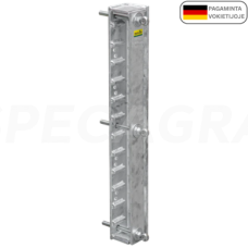 341118 Sieninis kronšteinas šėrimo tako vamzdžių reguliavimui, vienpusis