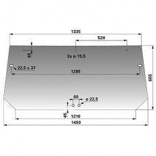 53.369.201 Stiklas galinis 53.369.201 Stiklas galinis
