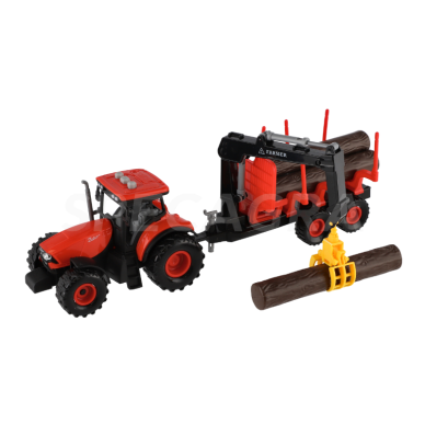 888.501.248 Žaislas ZETOR traktorius su priekaba ir pakrovimo svirtimi