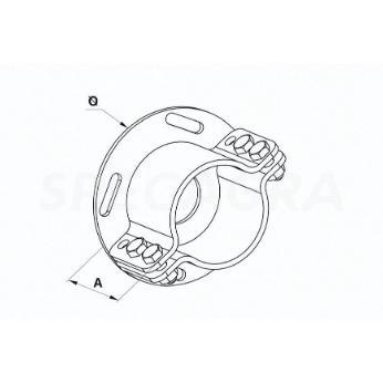 Sieninis padas 89 90490033 4xM10x30 1