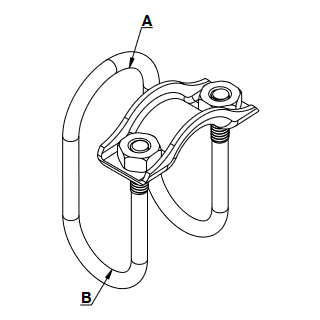 Jungtis U formos kryžminė 42x42 91000133 1