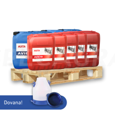 Pieno linijų priežiūros priemonių rinkinys AVITA paletė 12+12