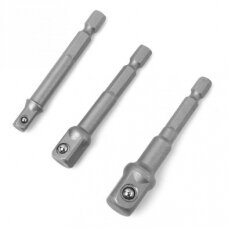 Adapterių suktuvui rinkinys 1/4+3/8+1/2(3vnt.)