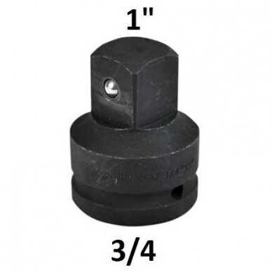 Adapteris smūginis 3/4-1''