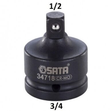 Adapteris smūginis 3/4-1/2 S34718 SATA Adapteris smūginis 3/4-1/2 S34718 SATA