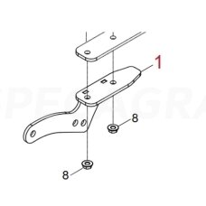 Akėtėlių laikiklis HORSCH 60063823 TD III