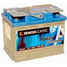 Akumuliatorius 12V, 55 Ah, Jenox