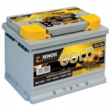 Akumuliatorius 12V 63Ah Jenox Gold