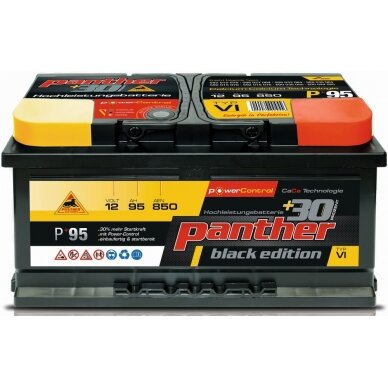 Akumuliatorius 12V 95Ah PANTHER Akumuliatorius 12V 95Ah PANTHER