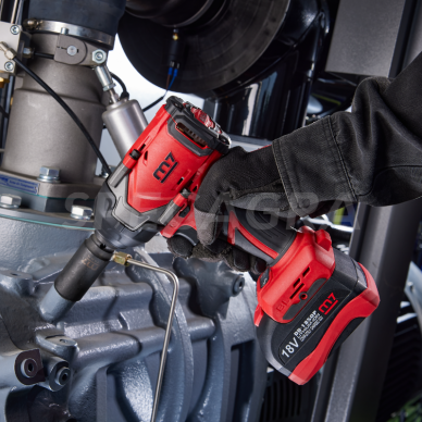 Akumuliatorinis smūginis veržliasūkis 1/2 M7 18V (kompl.) 1600Nm 1