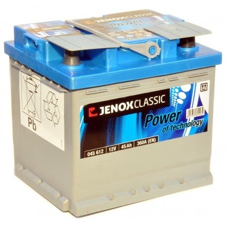 Akumuliatorius 12V 45Ah Jenox Akumuliatorius 12V 45Ah Jenox