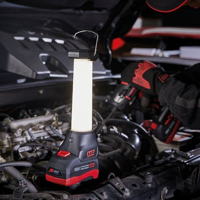 Akumuliatorinis prožektorius M7 18V (tik įrankis) 1 Akumuliatorinis prožektorius M7 18V (tik įrankis) 1