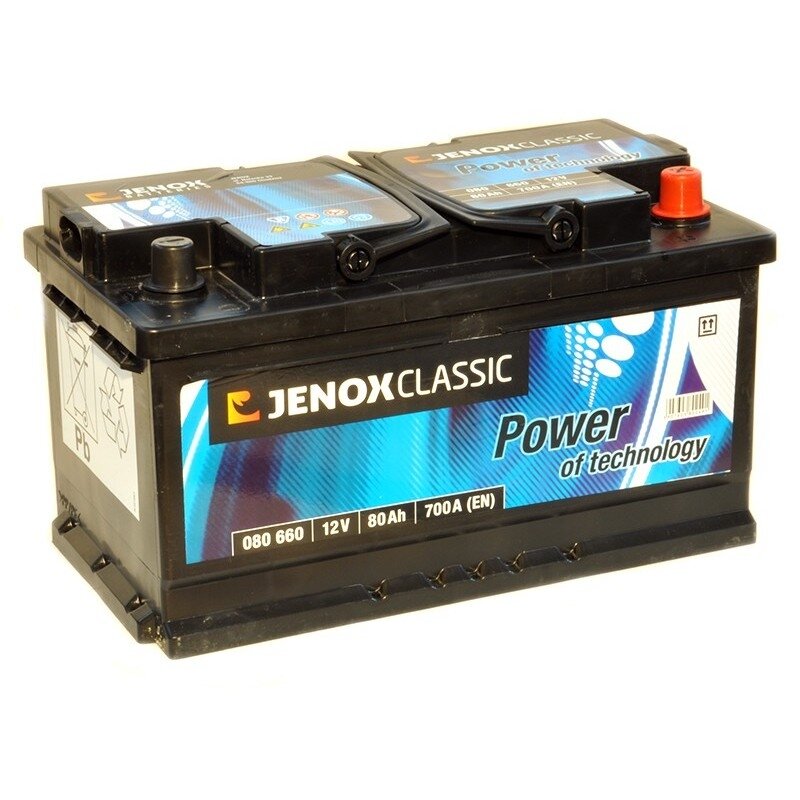 Akumuliatorius 12V 80Ah Jenox Akumuliatorius 12V 80Ah Jenox