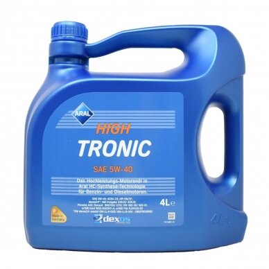 Alyva Aral High Tronic 5W-40 4L Alyva Aral High Tronic 5W-40 4L