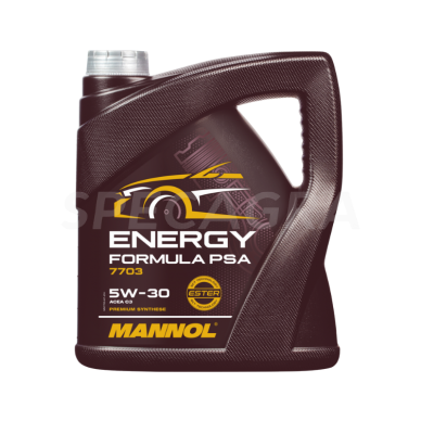 Alyva MANNOL ENERGY FORMULA PSA 5W30 4L Alyva MANNOL ENERGY FORMULA PSA 5W30 4L