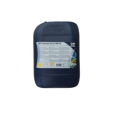 Alyva Q8 Formula Excel SAE 5W40 20L Alyva Q8 Formula Excel SAE 5W40 20L