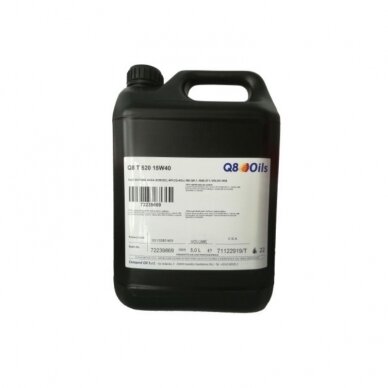 Alyva Q8 T-520 SAE 15W40 20L Alyva Q8 T-520 SAE 15W40 20L