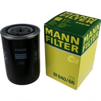 Alyvos filtras W 940/66 Alyvos filtras W 940/66