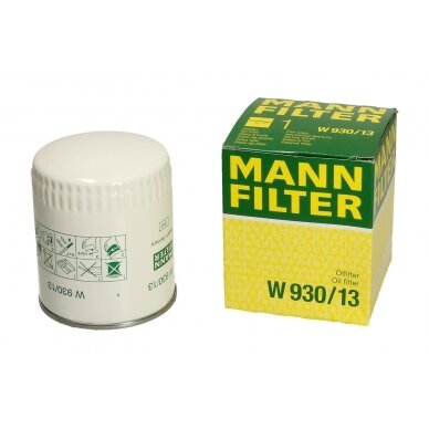 Alyvos filtras W930/13. Alyvos filtras W930/13.