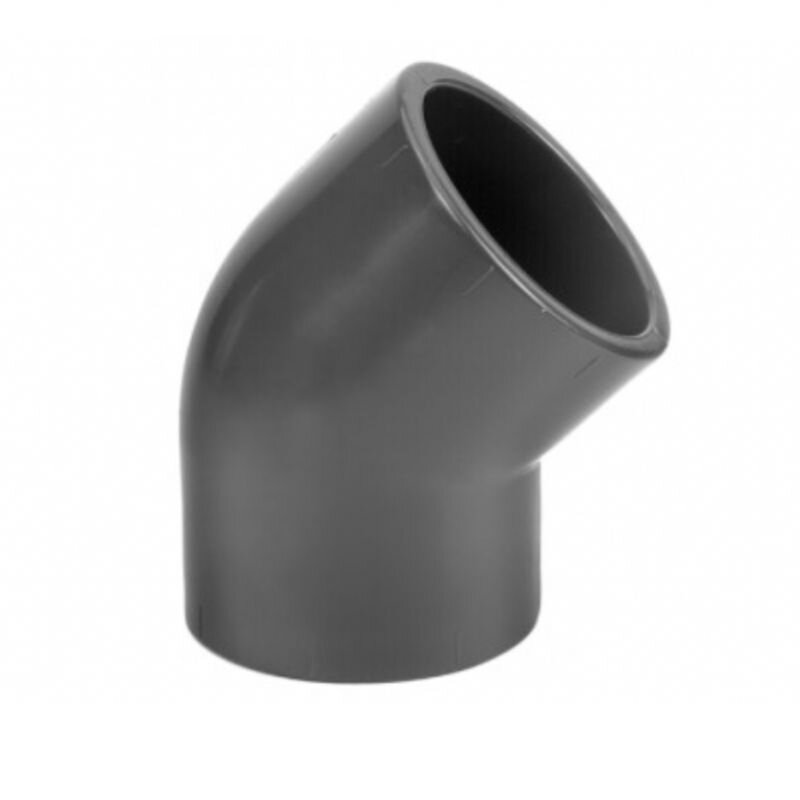 Alkūnė PVC-U d160x45 Pn16 klijuojama Alkūnė PVC-U d160x45 Pn16 klijuojama