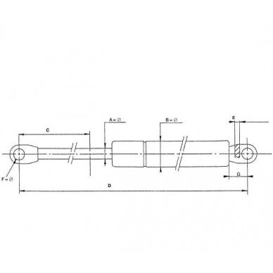 Amortizat. dujinis L145,5-510N 1 Amortizat. dujinis L145,5-510N 1
