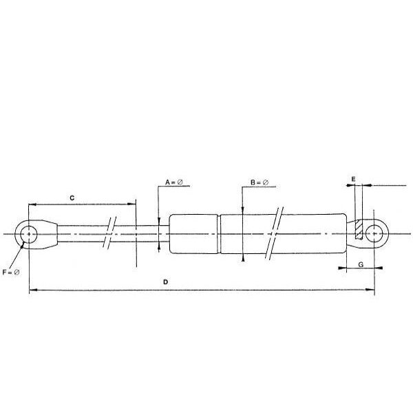 Amortizat. dujinis L145,5-510N 1 Amortizat. dujinis L145,5-510N 1