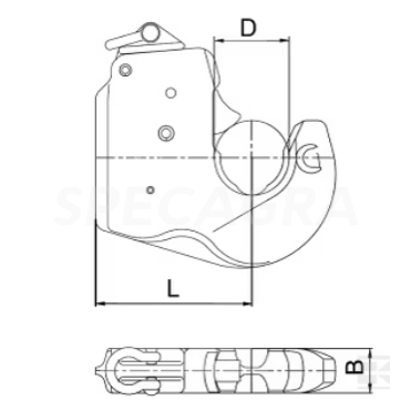 Antgalis traukės CBM 1380-109010 LA301000 1 Antgalis traukės CBM 1380-109010 LA301000 1