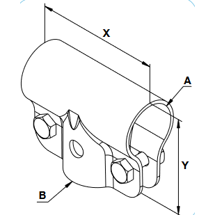 Apkaba T formos 1'1/2x1'1/2 48x48 90010103 1