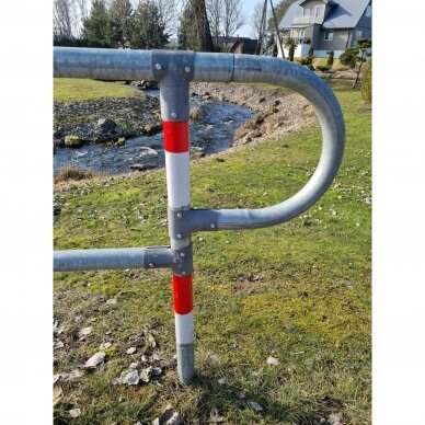 Apkaba kryžminė 76x48 2-jų varžtų M12x75 90080183 3