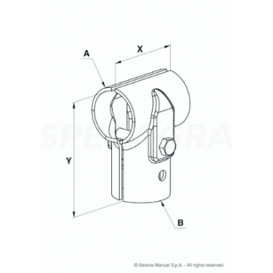 Apkaba T formos 60x76 M12x100 90030493 1