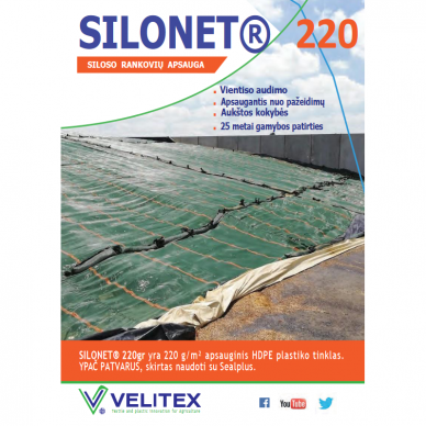 Apsauginis tinklas nuo paukščių 12x40 m (220g/m2) 2