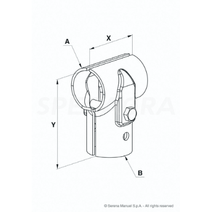 Apkaba T formos 60x42 M10x70 90030173 1