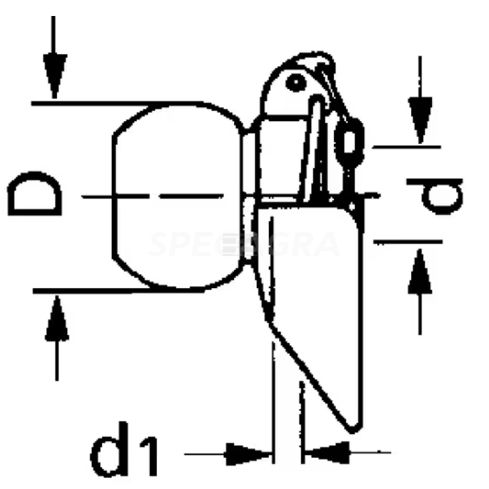 Ap.trauk.obuolys su fl. 28,7x64x12 Cat.3/2 LA964232 1