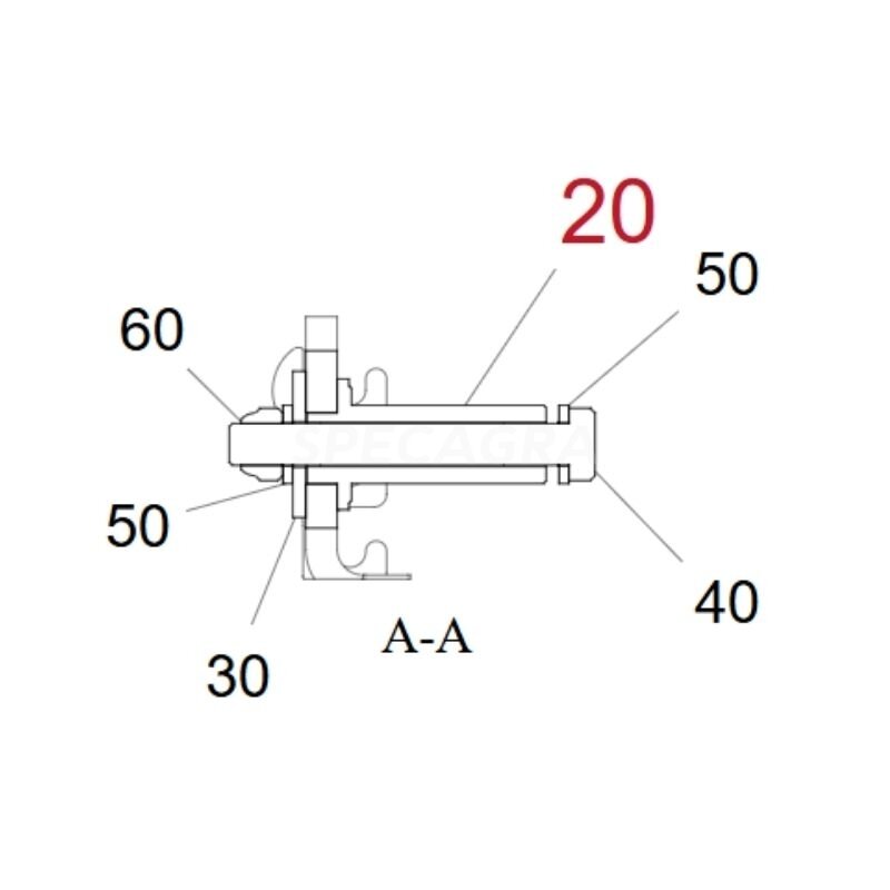 Ašelė spaudimo ratuko HORSCH 95194464