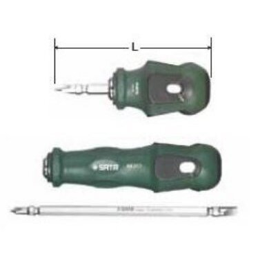 Atsuktuvas iš 2-jų galų 6x38 mm 66202 Atsuktuvas iš 2-jų galų 6x38 mm 66202