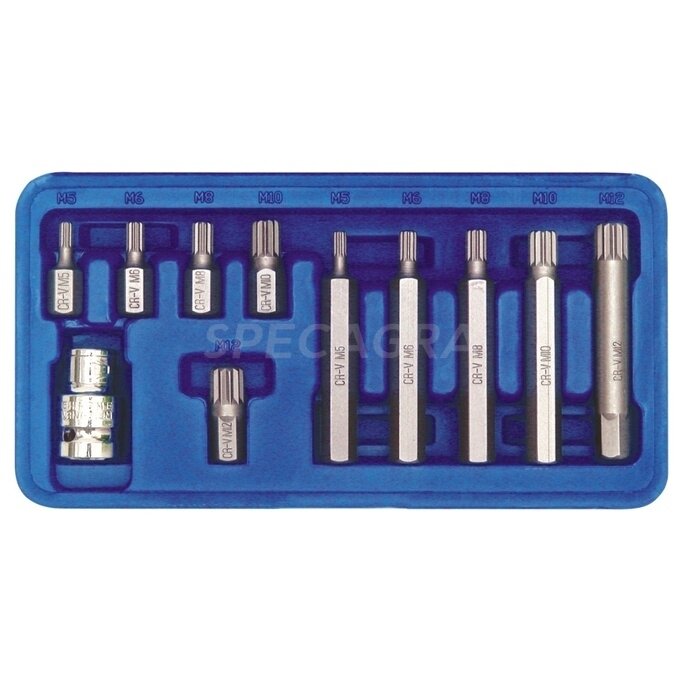 Raktas su terkšle ir galvutėmis ST09000