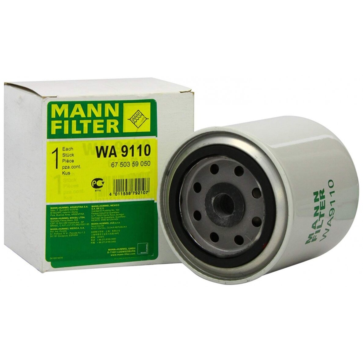 Aušinimo skysčio filtras WA9110 Aušinimo skysčio filtras WA9110