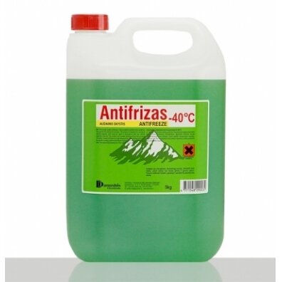 Aušinimo skystis antifrizas žalias 5kg/40°C Aušinimo skystis antifrizas žalias 5kg/40°C