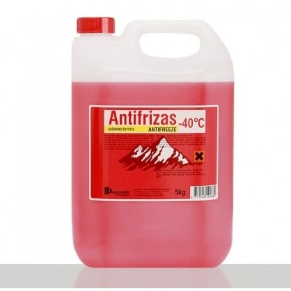 Aušinimo skystis antifrizas raudonas 5kg/40°C