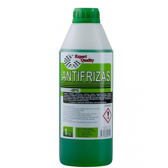 Aušinimo skystis 1kg žalias -35°C. Aušinimo skystis 1kg žalias -35°C.