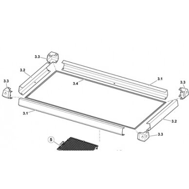 Barstytuvo paaukštinimai 2039/90-007/0 Barstytuvo paaukštinimai 2039/90-007/0