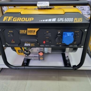 Benzininis generatorius 46094 GPG 6000 PLUS 6,0kva 420cc 1