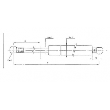 Cilindras CA3401 3055-1280263C1 1