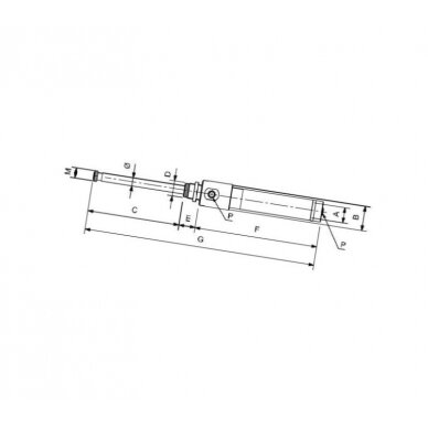 Cilindras hidraulinis 5377RIV1638000 1 Cilindras hidraulinis 5377RIV1638000 1